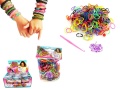 Gumki SUPER Loom BANDS 300 szt! MIX KOLOR - VIOLETTA!