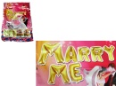 Balony zestaw "MARRY ME"