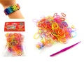 Gumki LOOM BANDS 200 szt - 1 PACZKA MIX KOLOR!